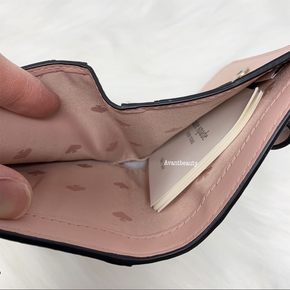 Kate spade small L-zip bifold wallet pup dog new - Picture 5 of 7